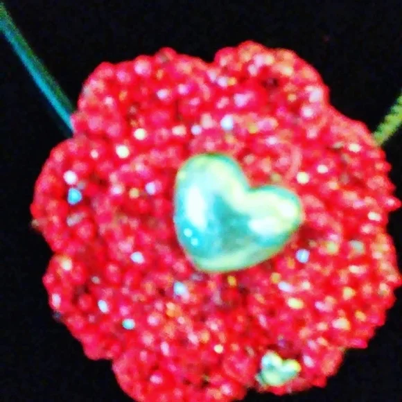 NWT Heirloom Artisanal  Convertible Necklace With Swarovski crystals. - Picture 3 of 10